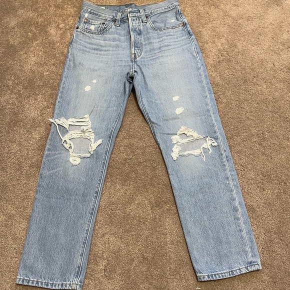 Levi's | Jeans | Levis 5 Cropped Jeans 26x26 | Poshmark